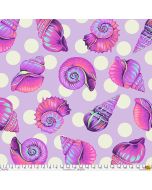 Floral Reef by Tula Pink: Big Shelly - Ultraviolet Wideback (108" Width) -- FreeSpirit Fabrics qbtp021.ultraviolet 