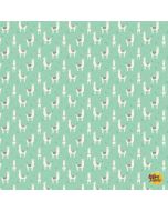 Mini Medley: Llamas Aqua -- Marcus Fabrics r210469d