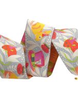 Curiouser & Curiouser by Tula Pink Ribbons: Madhatter Pink 2" -- Renaissance Ribbons TK-76/48mm col2 