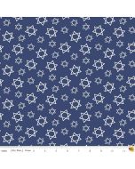 Festival of Lights: Star of David Blue -- Riley Blake Designs c9653-blue
