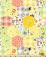Sweet Bees: Honeycomb Patchwork -- Susy Bee 20364-310