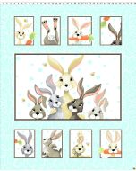Harold, the Hare: Quilt Panel (1 yard) -- SusyBee 20370-930