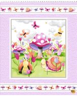 Sloane the Snail: Quilt Panel (1 yard) -- Susy Bee Fabrics 20409-545 