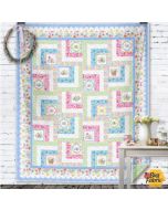 Spring Cheer: Hidden Spring Quilt Kit -- Clothworks springhidden