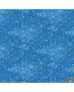 Owl Always Love You: Space Stars Blue - Timeless Treasures Fabric star-cd3246 blue