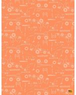 Get Loaded: Diggin' It Orange -- Dear Stella Designs stella-1879 orange