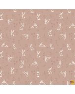 Willow: Bunny Hop Brownie - Dear Stella Fabric stella-dcj3009 brownie