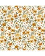 Willow: Amber Blossoms Multi - Dear Stella Fabric stella-dcj3017 multi