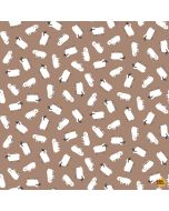 Homestead: Sheep Thrills - Dear Stella Designs stella-dlt2797 toffee