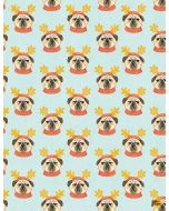 Bah Hum-Pug: Pug Life -- Dear Stella Designs stella-dmb1669 multi