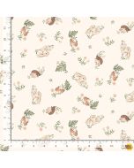 Little Forest: Burrows Cream -- Dear Stella Fabrics stella-dns2309 cream - 2 yards 6" + FQ remaining