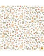 Count on Me: Floral Dream - Dear Stella Fabric DNS3316 white