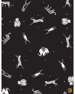 ABC Menagerie: Tossed Animals - Dear Stella stella-wg1979 black