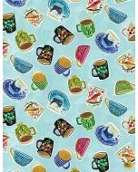 No Place Like Om: Deja Brew Cups -- Dear Stella stella-djl 1699 multi - 3 yards 8" remaining