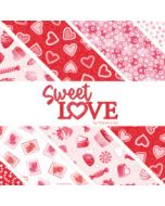 Sweet Love: Sweet Love FQ Bundle (9 FQ's +1 Panel) - Northcott/Patrick Lose Fabrics sweetFQ