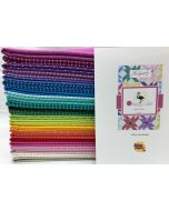 True Colors by Tula Pink: Tiny Coordinates Full Yard Bundle (24 - one yard cuts) -- Free Spirit Fabrics TinyFull