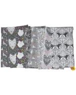 Graywork by Tula Pink: Half Yard Bundle (8 Half Yards) -- FreeSpirit Fabrics grayworkhalf 