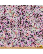 Tropic Walk: Blacklight Petals - Hoffman Fabrics w5448-537