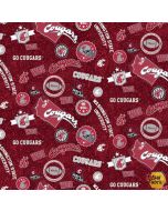 NCAA: Washington State University WSU Cougar Icons - Sykel WAST-1208