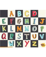 A to Zoo: Alphabet Block Panel Multi (1 yard) -- Windham Fabrics 52217p-x