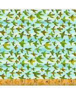 Woodland: Flying Birds Sky -- Windham Fabrics 52286d-8 
