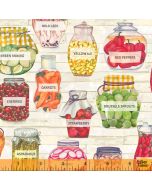 Certified Delicious: Pickled Produce Ivory - Windham Fabrics 52441D-1