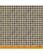 Certified Delicious: Mini Gingham Black - Windham Fabrics 52444-3