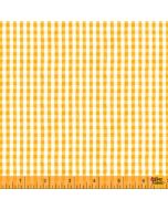 Certified Delicious: Mini Gingham Yellow - Windham Fabrics 52444-6