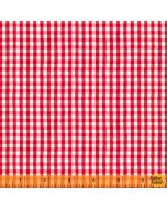 Certified Delicious: Mini Gingham Red - Windham Fabrics 52444-7