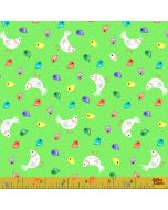 Farm Friends: Chicks and Chickens Green -- Windham Fabrics 52613-6
