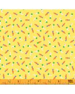 Farm Friends: Carrots Yellow -- Windham Fabrics 52615-8