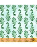 Coral Reef: Seahorses - Windham Fabrics 42669-6