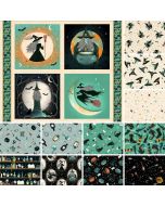 Witchy Wicked by Rose Halsey: FQ Bundle (11 FQ's + Panel) - Blank Quilting WitchyFQ