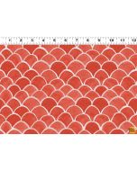 Sanibel: Fish Scales Light Red -- Clothworks y3207-4 - 2 yards 17" remaining