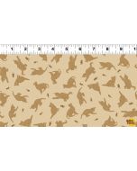 Purrfection: Kittens Dark Butter -- Clothworks Textiles y3974-60 - 10" remaining