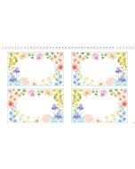 Spring Has Sprung: Placemat Panel (2/3 yard) -- Clothworks y4008-1
