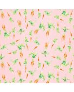 Spring Has Sprung: Carrots Light Coral -- Clothworks y4012-38