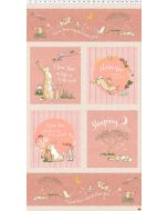 Guess How Much I Love You 2024:  Rust Panel (2/3 yard) -- Clothworks Textiles y4244-71 
