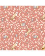 Guess How Much I Love You 2024:  Forest Friends Rust Flannel -- Clothworks Textiles y4252-71 - 2 yards14" remaining