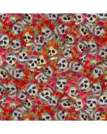 Faboolous: Skulls Multi Color -- Clothworks y4475-55