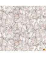 Faboolous: Ghosts Light Khaki  -- Clothworks y4478-11