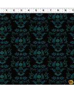 Emerald Hollow: Damask Black -- Clothworks y4827-3 