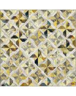 Eclectic Elements Palette by Tim Holtz: Yellow On The Wind Quilt Kit - palyelonthewind - 1 remaining