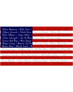 One Nation: Flag Panel (2/3 yard) -- Henry Glass Fabrics 120p-78