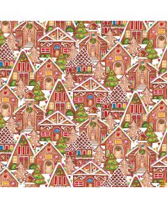 Gingerbread Factory: Gingerbread Houses Tan -- Blank Quilting 1616-35
