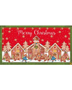 Gingerbread Factory: Gingerbread House Panel (2/3 yard) -- Blank Quilting 1627p-88