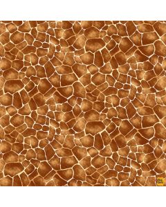 Skin Deep: Giraffe Skin Medium Brown-- Blank Quilting 1648-35