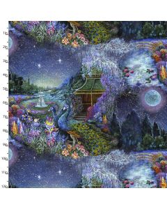 Astral Voyage: Cosmic Village Multi  -- 3 Wishes Fabrics 20184multi
