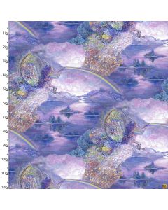 Astral Voyage: Astral Rainbows Multi  -- 3 Wishes Fabrics 20186 multi