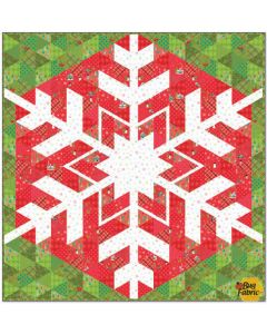 Snowed In: Super Snowflake Quilt Kit -- Snowedinsupersnowflake